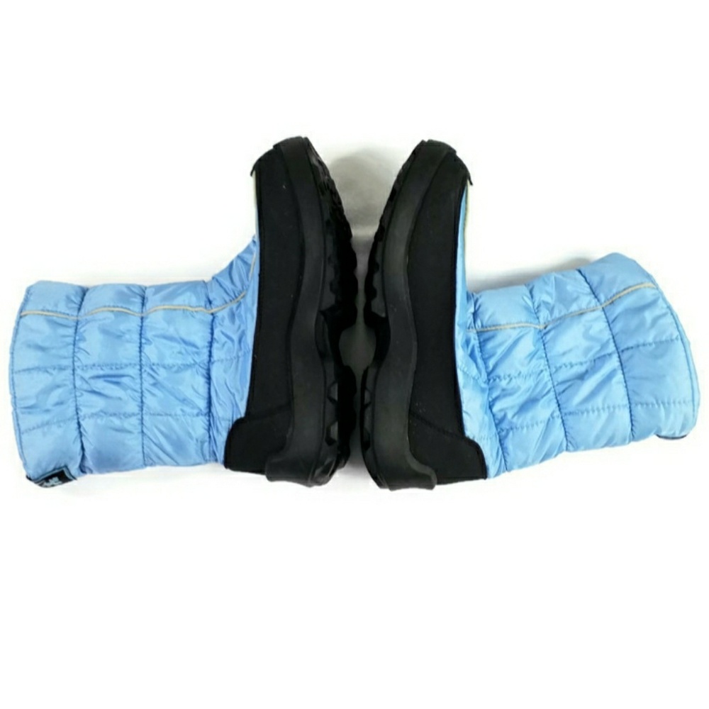 Kamik Powder Soft Top Blue Tan Trimmed Outdoor Quilted Puffer Boots Womens 8 - Picture 5 of 16